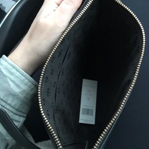 Black Leather Tory Burch Crossbody/Clutch